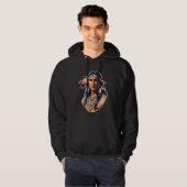 Veste À Capuche Chef Indien d'Amérique native (Devant entier)