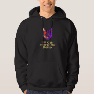Veste À Capuche Chef Spider Spotter Chat Humour Kitten Chat Maman