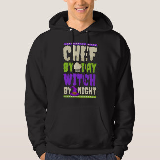 Veste À Capuche Chef Witch By Night Design Halloween Chef