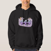 Veste À Capuche Chemise à capuche numéro angélique 444 – Design él (Devant)