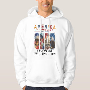 Veste À Capuche Chemise à capuche patriotique personnalisée pour l