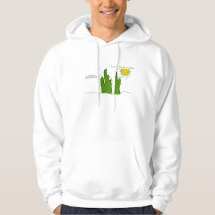Veste À Capuche Chemise à capuchon funky Cactus Doodle vert chance