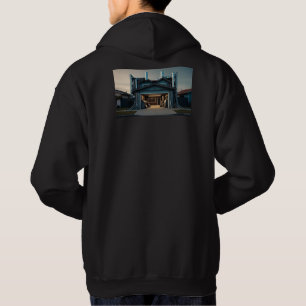 Veste À Capuche Chemise à capuchon noire pour hommes Garage Tech U