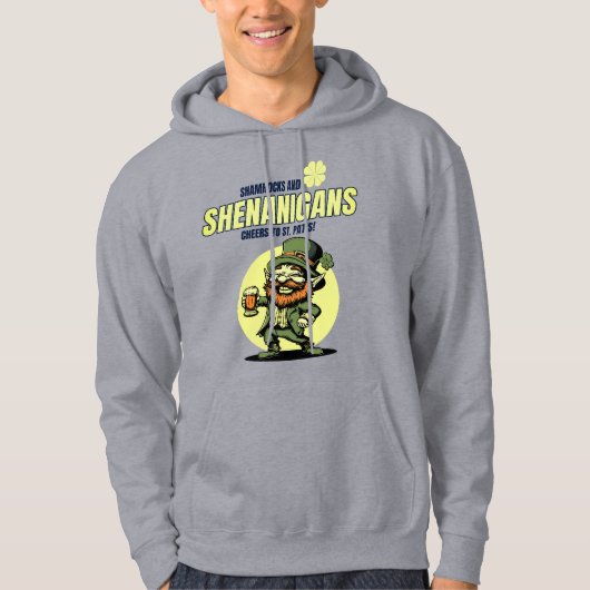 Veste À Capuche Chemise à manches longues Shamrocks et Shenanigans (Devant)