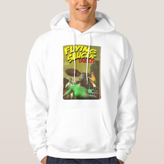 Veste À Capuche Chemise de couverture à fausse pâte à soucoupe vol (Devant)