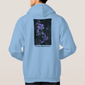 Veste À Capuche Chemise de la paix bleu (Dos)