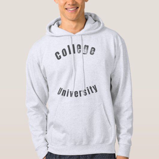 Veste À Capuche Chemise de l'université (Devant)