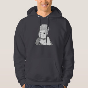 Veste À Capuche Chemise de Meme d'enfant de succès