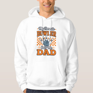 Veste À Capuche Chemise de papa de bowling Mon meilleur joueur de 
