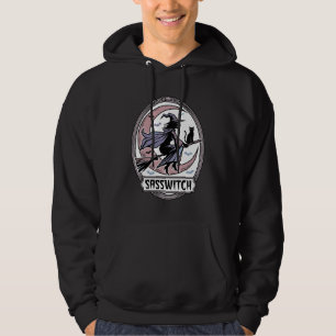 Veste À Capuche Chemise de sorcière impertinente Art Halloween vin