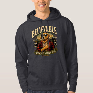 Veste À Capuche Chemise de style de vie drôle et honnête crédible