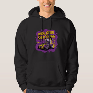 Veste À Capuche Chemise de voiture de course de drag comique ouver
