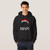 Veste À Capuche Chemise Drapeau Égypte (Devant entier)