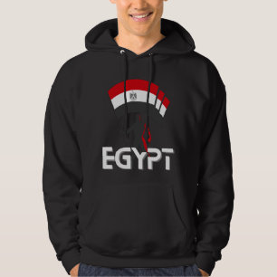 Veste À Capuche Chemise Drapeau Égypte
