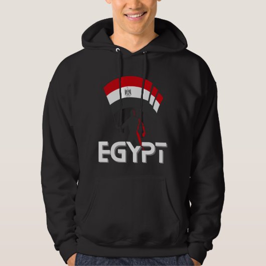 Veste À Capuche Chemise Drapeau Égypte (Devant)
