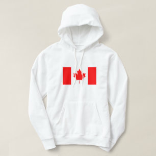 Veste À Capuche Chemise du drapeau du Canada Chemises personnalisé