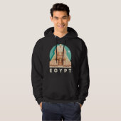 Veste À Capuche Chemise égyptienne Pharaoh Sphinx (Devant entier)