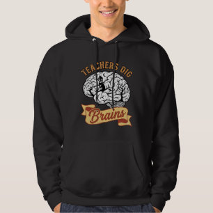 Veste À Capuche Chemise Halloween Professeur Vintage Gravure Cerve
