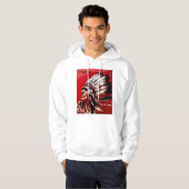 Veste À Capuche Chemise originale d'art de fierté amérindienne (Devant entier)
