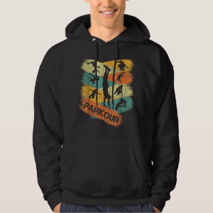 Veste À Capuche Chemise Parkour Rétro pour Garçons Silhouette Vint