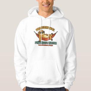Veste À Capuche Chemise T-shirt Rétro Paresseux Procrastinateur Pr