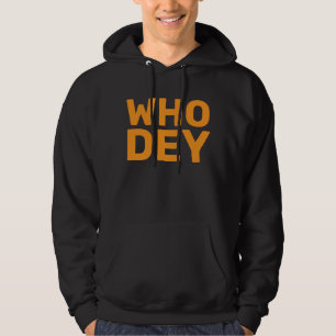 Veste À Capuche Chemises de football WHO DEY HOODIE