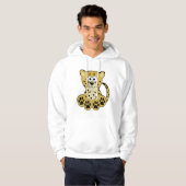 Veste À Capuche Chemises de guépard (Devant entier)