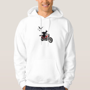 Veste À Capuche Chemises de sorcière d'équitation de moto