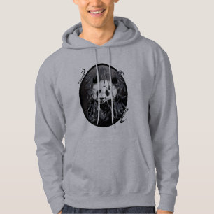 Veste À Capuche Chemises grises d'ovale de panda de ton