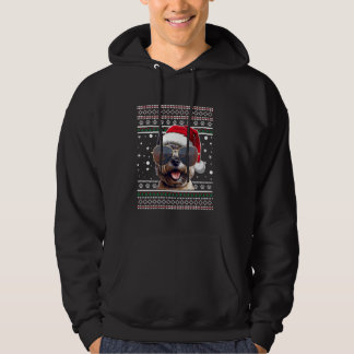 Veste À Capuche Cher doux X mas Père Noël Bernese Mountain Dog Chr