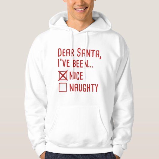 Veste À Capuche Cher Père Noël (Devant)