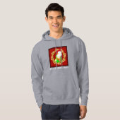 Veste À Capuche CHERCHEZ NOËL Hommes Hoody  (Devant entier)