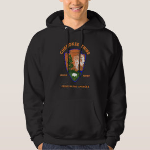 Veste À Capuche Cherokee Tribe Amérindien Fierté Respecter