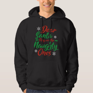 Veste À Capuche Chers Père Noël, Ce Sont Les Maudits Noël Nau