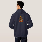 Veste À Capuche Chester le clown chimpanzé (Dos entier)