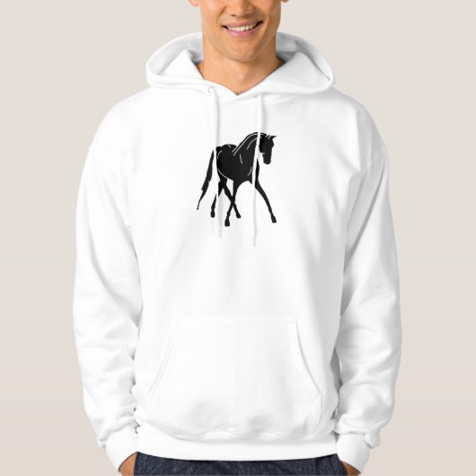 Veste À Capuche Cheval de dressage de Sidepass (Devant)
