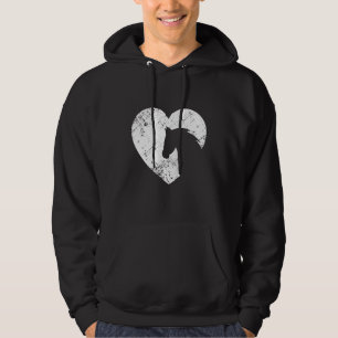 Veste À Capuche Cheval Heart Head Rider Love Riding Horse Love