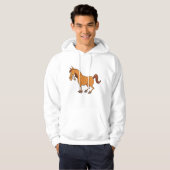 Veste À Capuche Cheval heureux (Devant entier)