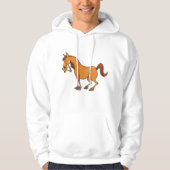 Veste À Capuche Cheval heureux (Devant)