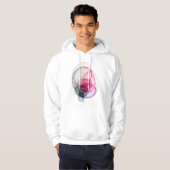Veste À Capuche Chevauchement vibrant V02 (Devant entier)