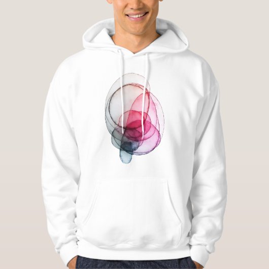 Veste À Capuche Chevauchement vibrant V02 (Devant)