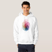 Veste À Capuche Chevauchement Vivid V01 (Devant entier)