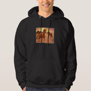 Veste À Capuche Chevaux arabes