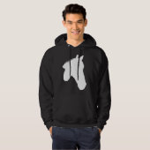 Veste À Capuche Chevaux Imprimer Cheval Motif Équitation Silhouett (Devant entier)