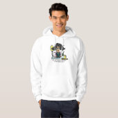 Veste À Capuche Cheveux foncés d'effet secondaire de médicament (Devant entier)