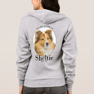 Veste À Capuche Cheveux Sheltie