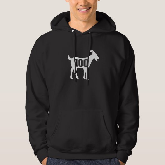 Veste À Capuche Chèvre 100 G.O.A.T. Numéro Cent Chèvre (Devant)