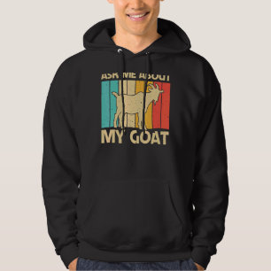Veste À Capuche Chèvre pour hommes femmes ferme animal chèvre Whis