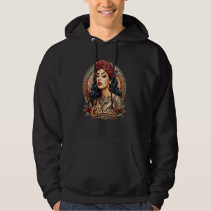 Veste À Capuche Chicano Chicana La Raza Barrio Tatouage Art Décès