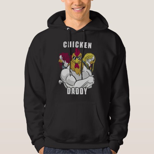 Veste À Capuche Chicken Daddy Hühner Vater Landwirt Geflügelzüchte (Devant)